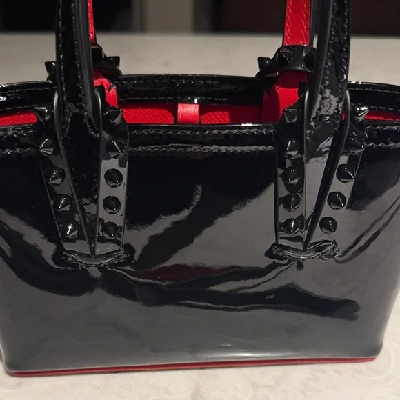 Christian Louboutin Black and Red Women's Handbag - Picture 6 of 14